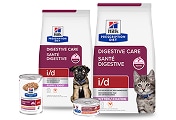 Hill’s Pet Digestive Care Product Packets of Cat and Dog Food